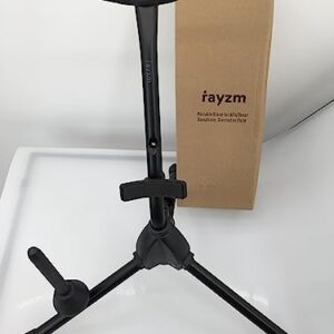 Rayzm Alto/Tenor Saxophone Stand with Detachable Flute/Clarinet Holder, Adjustable Portable Stand for Alto Saxophone, Tenor Saxophone, Clarinet & Flute. Folding Legs, Easy to Assemble and Disassemble.