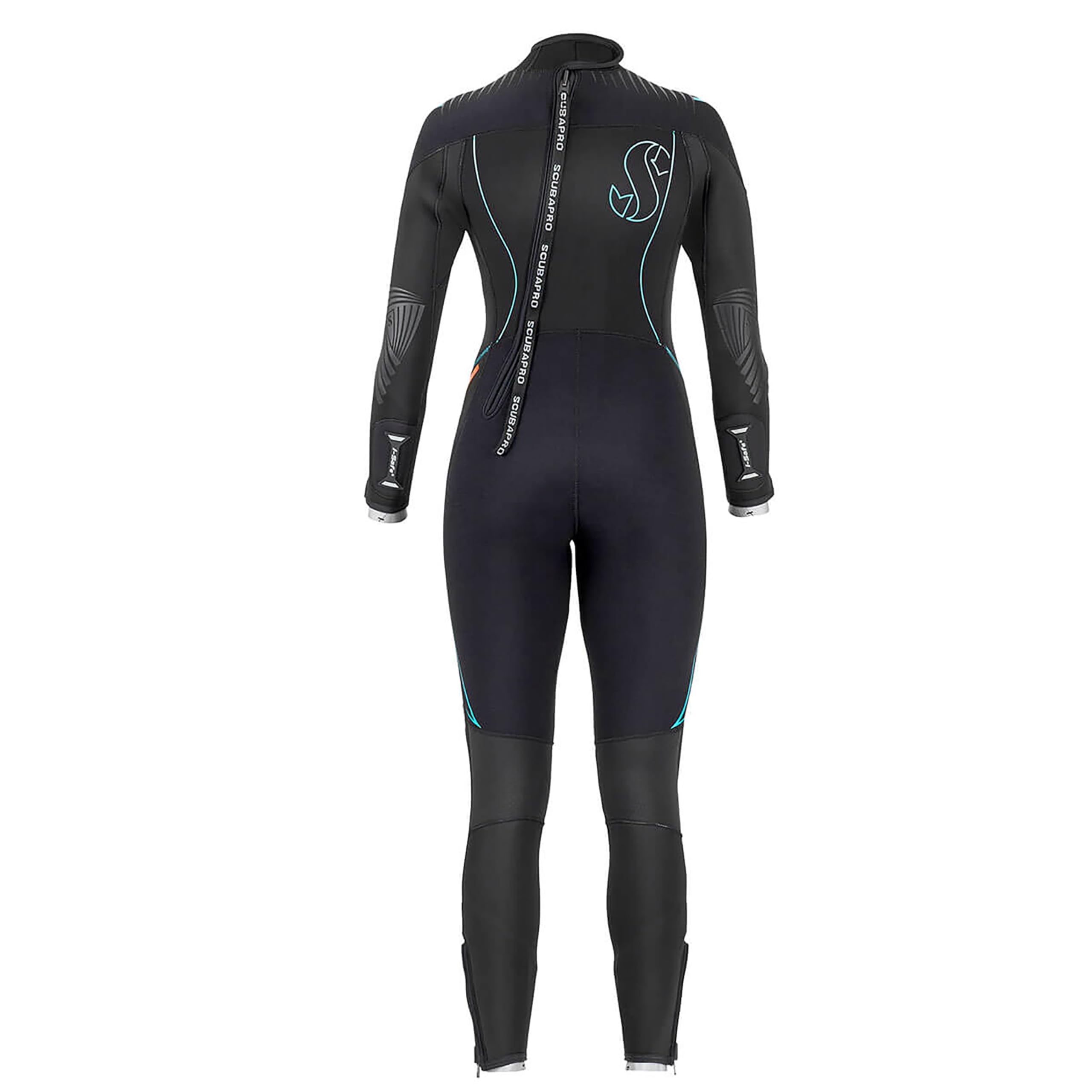 SCUBAPRO Definition Steamer 5 mm Women's Diving Wetsuit (Black/Turquoise, 2XL)