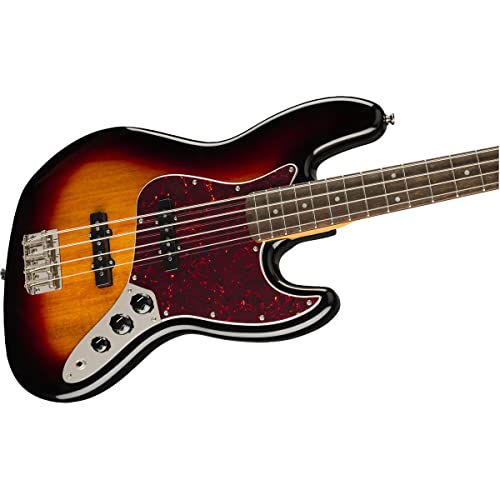 Squier Classic Vibe 60s Jazz Bass, 3-Color Sunburst, Laurel Fingerboard