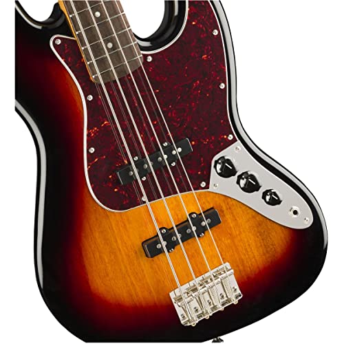 Squier Classic Vibe 60s Jazz Bass, 3-Color Sunburst, Laurel Fingerboard