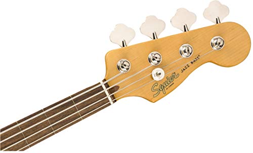 Squier Classic Vibe 60s Jazz Bass, 3-Color Sunburst, Fretless, Laurel Fingerboard