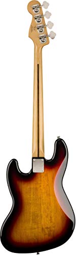 Squier Classic Vibe 60s Jazz Bass, 3-Color Sunburst, Fretless, Laurel Fingerboard