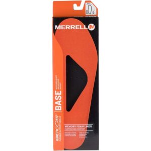 Merrell Women's Memory Foam Base Insole, Black, 11