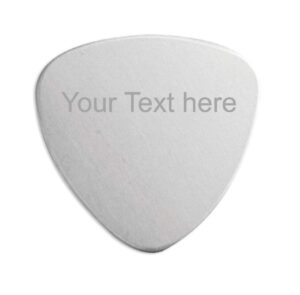 custom engraved guitar pick add text words love special meanings and sayings