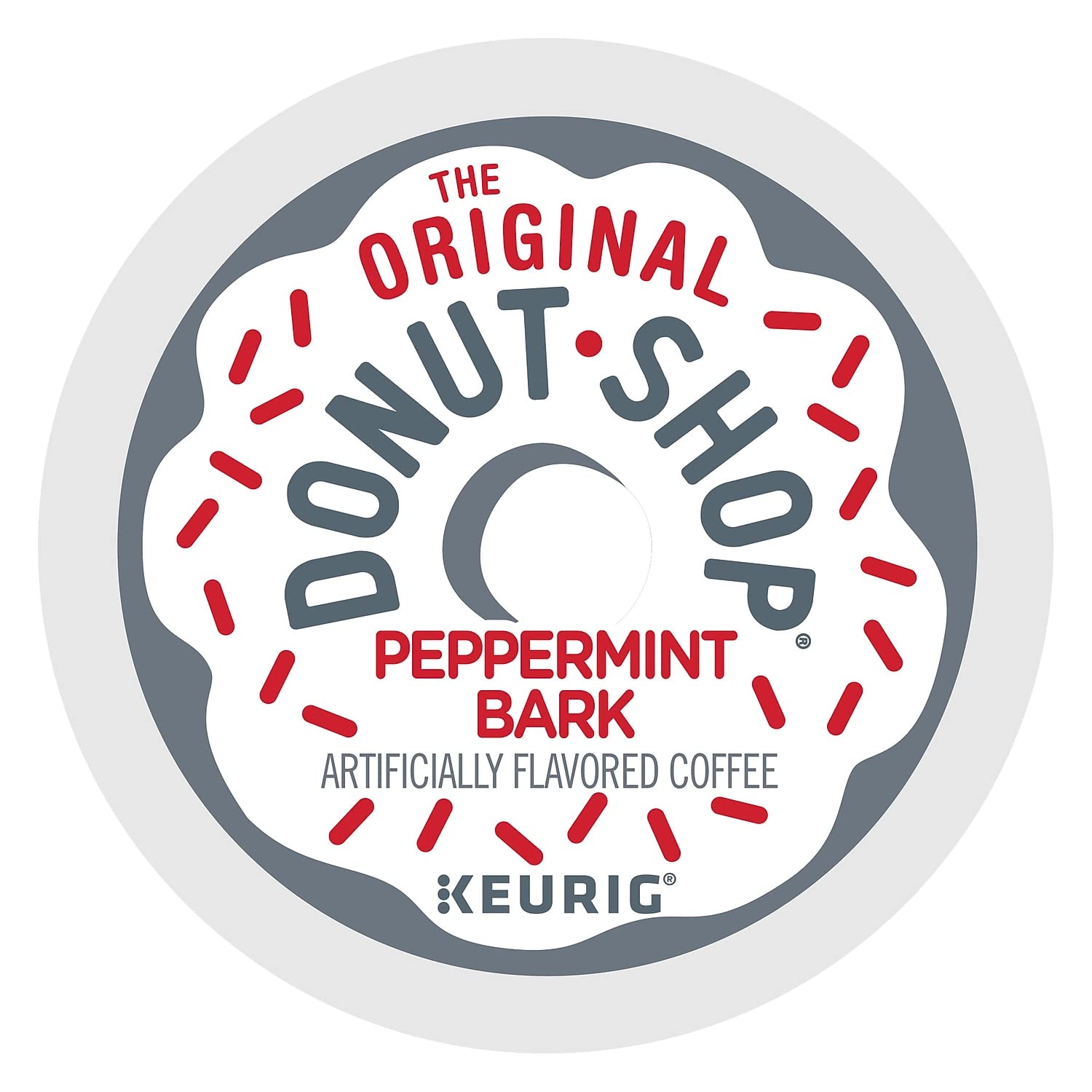 The Original Donut Shop Peppermint Bark K-Cup Pods, 24/box