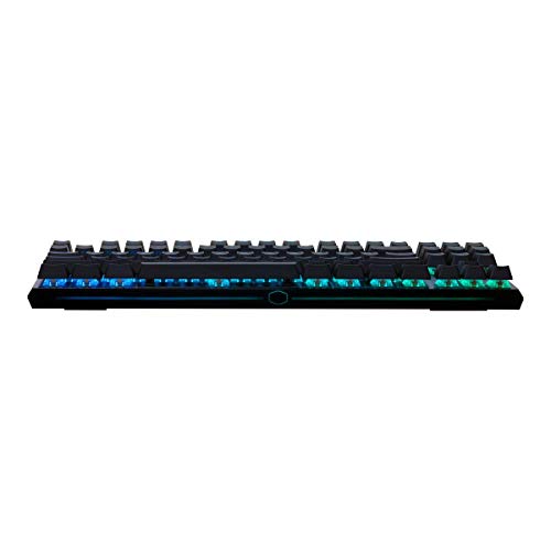 Cooler Master USB MK730 Tenkeyless Gaming Mechanical Keyboard with Brown Switches, Cherry MX, RGB Per-Key Lighting and Removable Wrist Rest