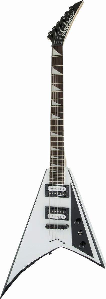 Jackson JS Series Rhoads JS32T - White with Black Bevels