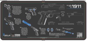 edog 1911 cerus gear instructional step by step heavy duty cleaning 12x27 padded gun- work surface protector mat solvent & oil resistant