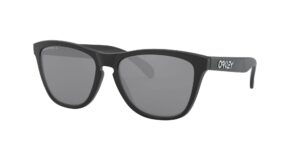 oakley oo9013 square sunglasses, matte black/prizm black polarized, 55 mm