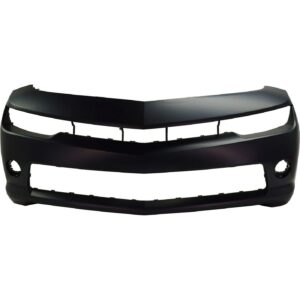 fitrite auto parts new front bumper cover for 2014-2015 chevrolet camaro, primed, ls/lt models, without rs package gm1000965 22997718