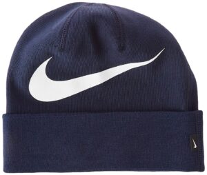 nike standard u nk beanie gfa team, obsidian/(white), one size