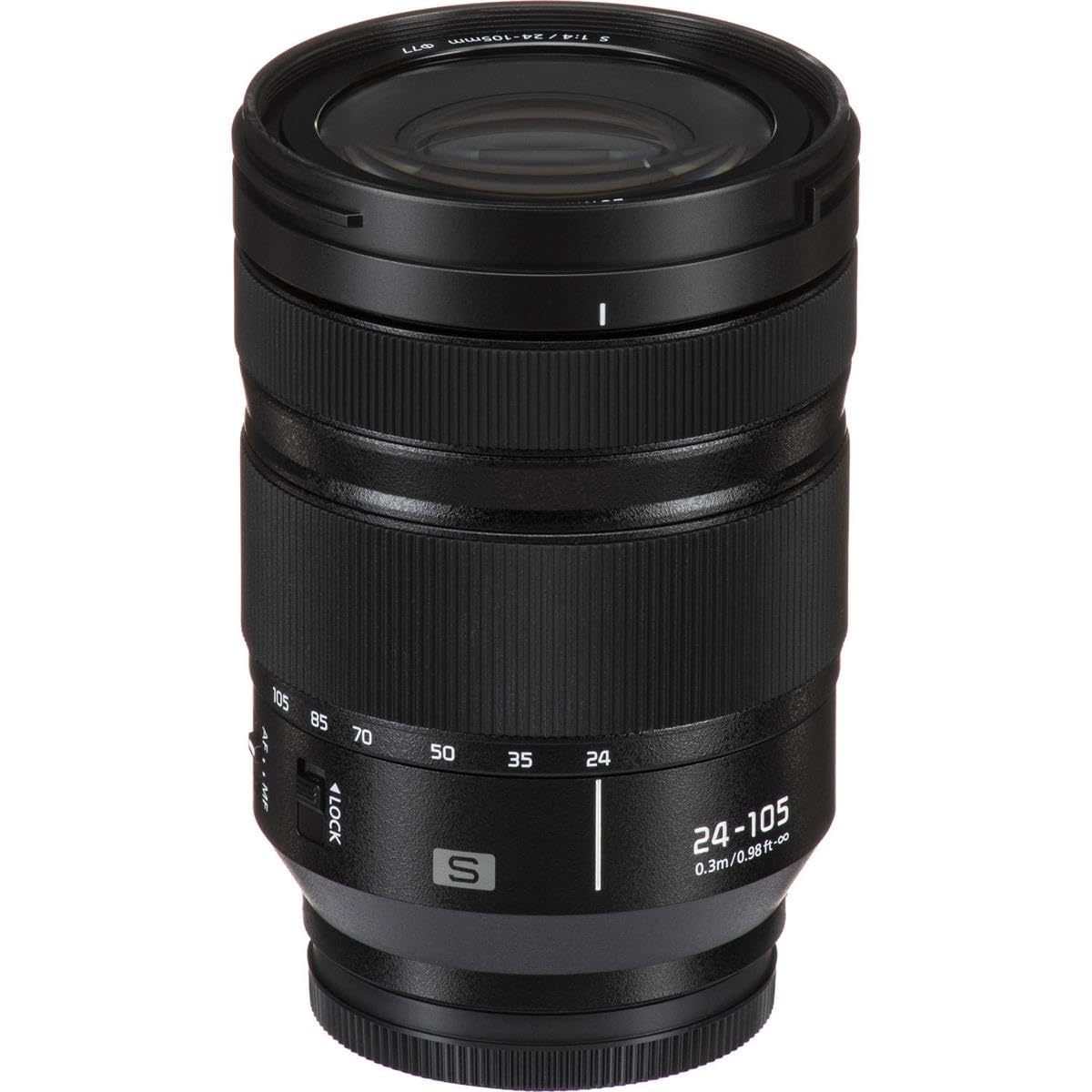 Panasonic LUMIX S 24-105mm F4 Lens, Full-Frame L Mount, Optical Image Stabilizer and Rugged Dust/Splash/Freeze-Resistant S-R24105 (USA), Black