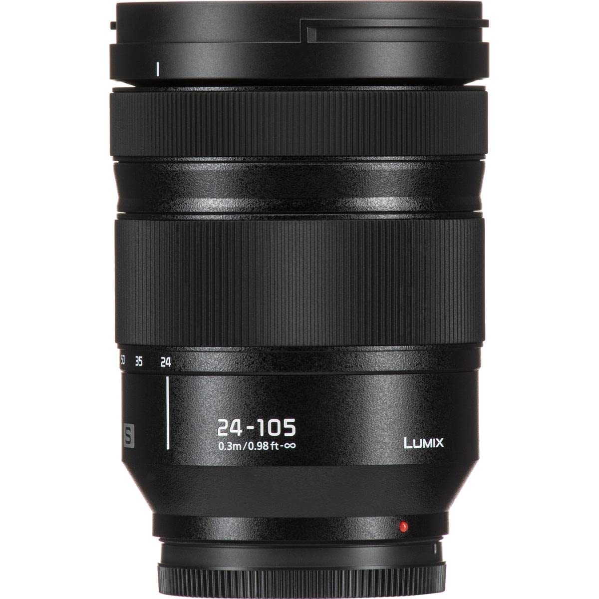 Panasonic LUMIX S 24-105mm F4 Lens, Full-Frame L Mount, Optical Image Stabilizer and Rugged Dust/Splash/Freeze-Resistant S-R24105 (USA), Black