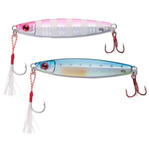 orurudo 8pcs 0.70 oz (20gram) Jig Saltwater Fishing Lure Metal jigs Long Cast Jigging qb100137a00n0