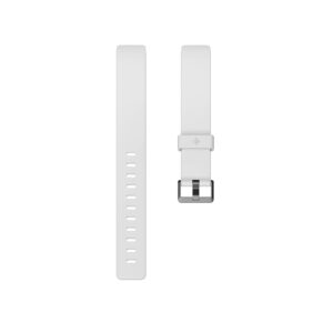 fitbit inspire hr & inspire accessory band, official fitbit product, white, small, 1 count