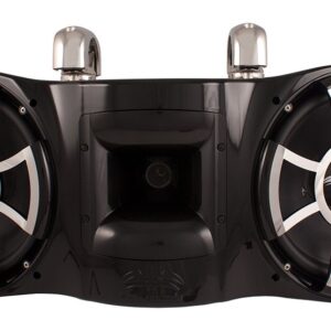 Wet Sounds REV 410 Swivel Clamp Tower Speaker, fits 1-7/8in to 3in Pipes - Black (Renewed)