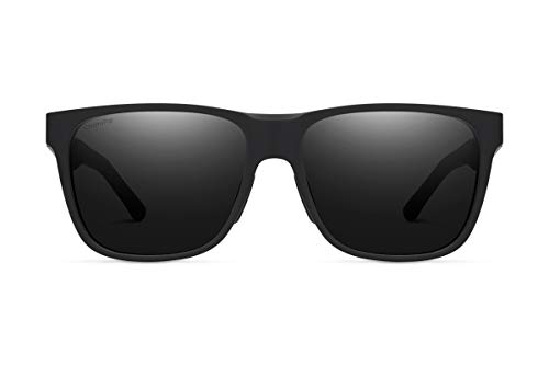 SMITH Optics Lowdown Steel Sunglasses – Performance Sports Active Sunglasses For Running or Everyday Wear – For Men & Women – Black + Black ChromaPop Polarized Lenses