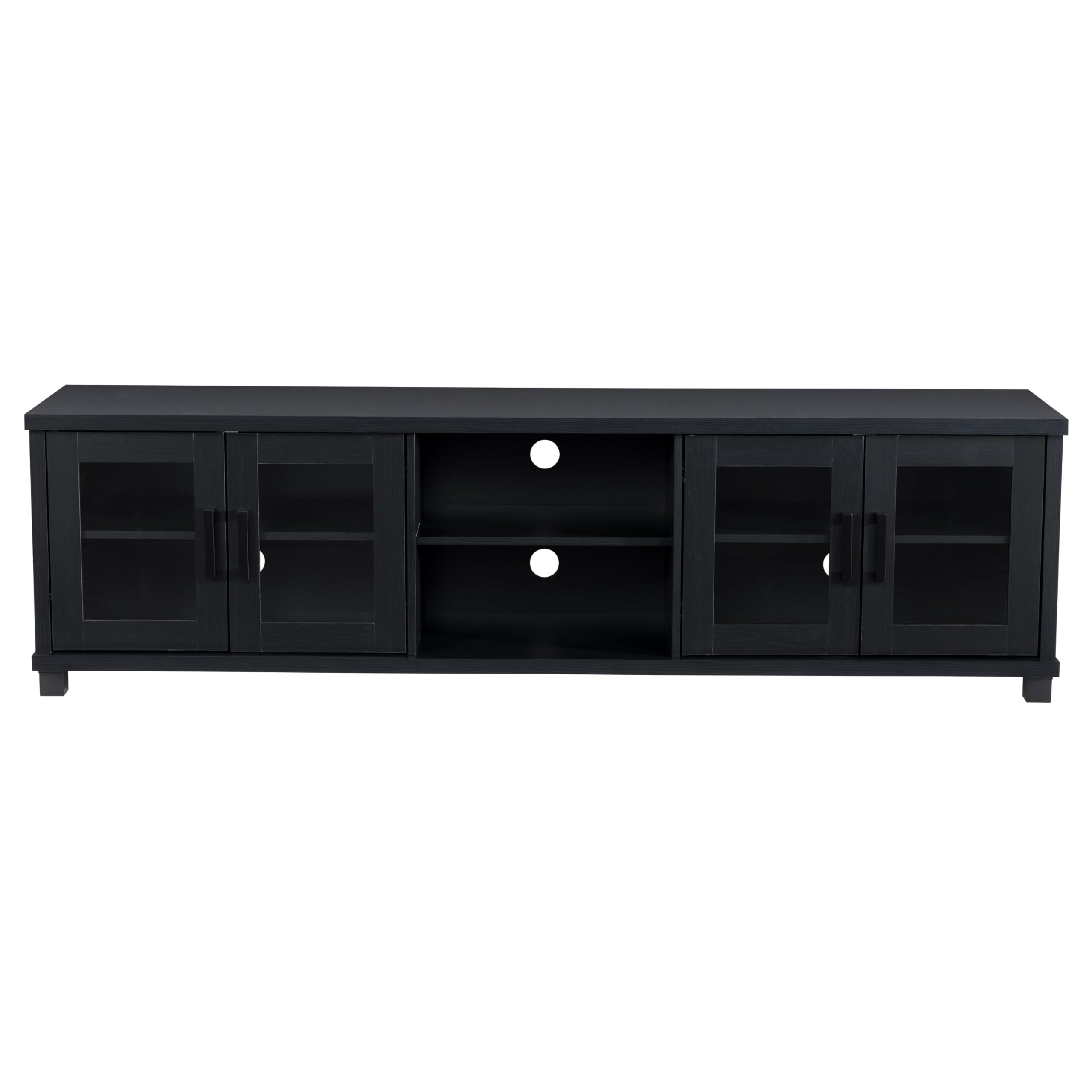 CorLiving Fremont Black Ravenwood TV Bench for TVs up to 90"