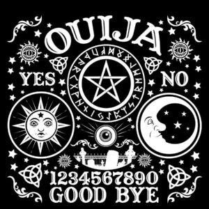 Grindstore Ouija Board Tote Bag Black