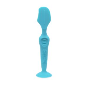 Dr. Talbots Silicone Diaper Cream Brush with Suction Base, Aqua (2 Pack)