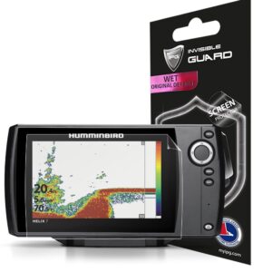 IPG Compatible with HUMMINBIRD HELIX 7 SONAR G2 / SI GPS FISH FINDER Screen Protector Invisible Film Guard Cover Free Lifetime Replacement Bubble -Free