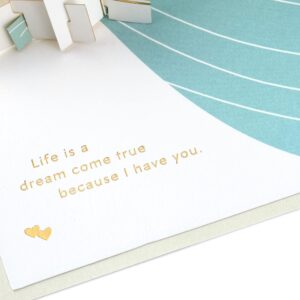 Hallmark Signature Paper Wonder Pop Up Love Card, Because I Have You (Birthday Card, Anniversary Card, Sweetest Day Card)