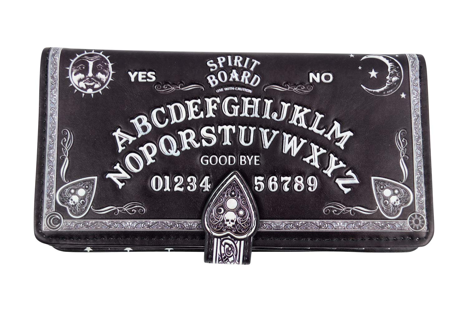 Nemesis Now Spirit Board Ouija Board 3D Embossed Black Wallet Wiccan Gothic Gift