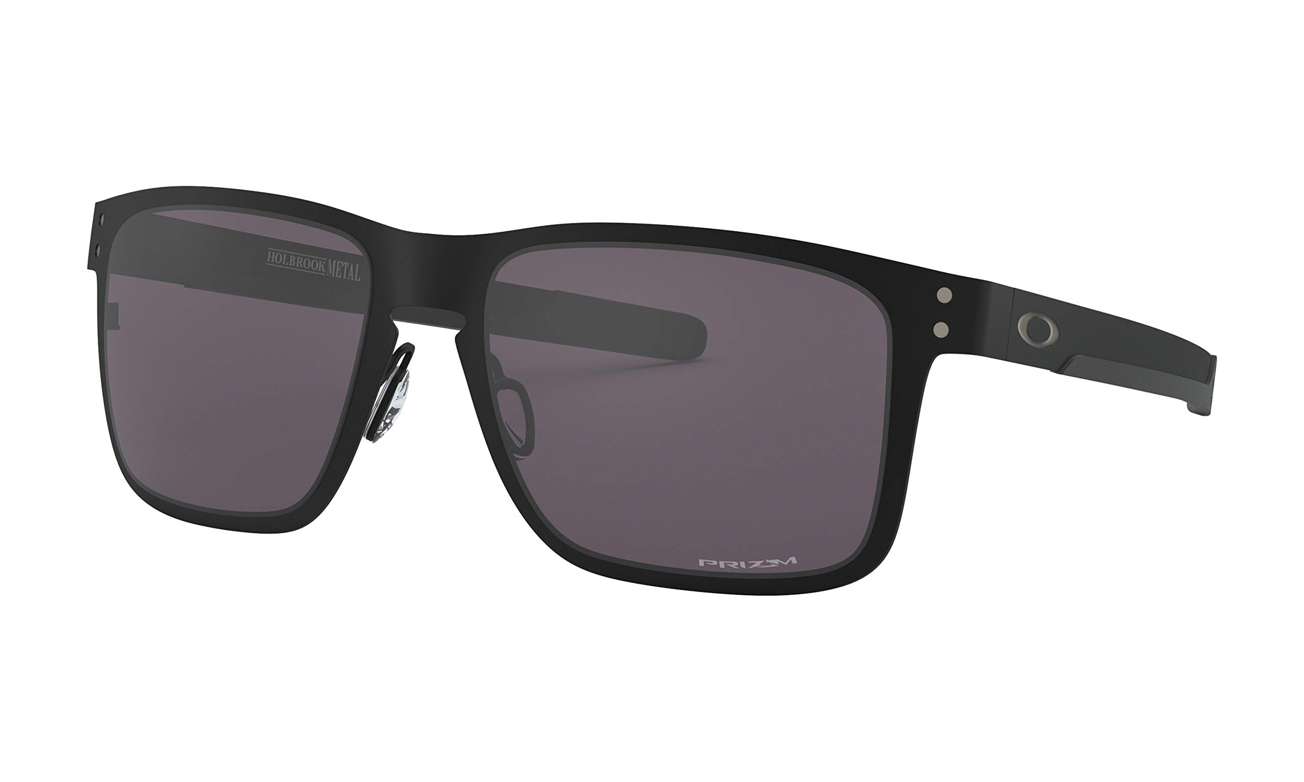 Oakley Holbrook Metal Sunglasses Matte Black with Prizm Grey Lens 55mm