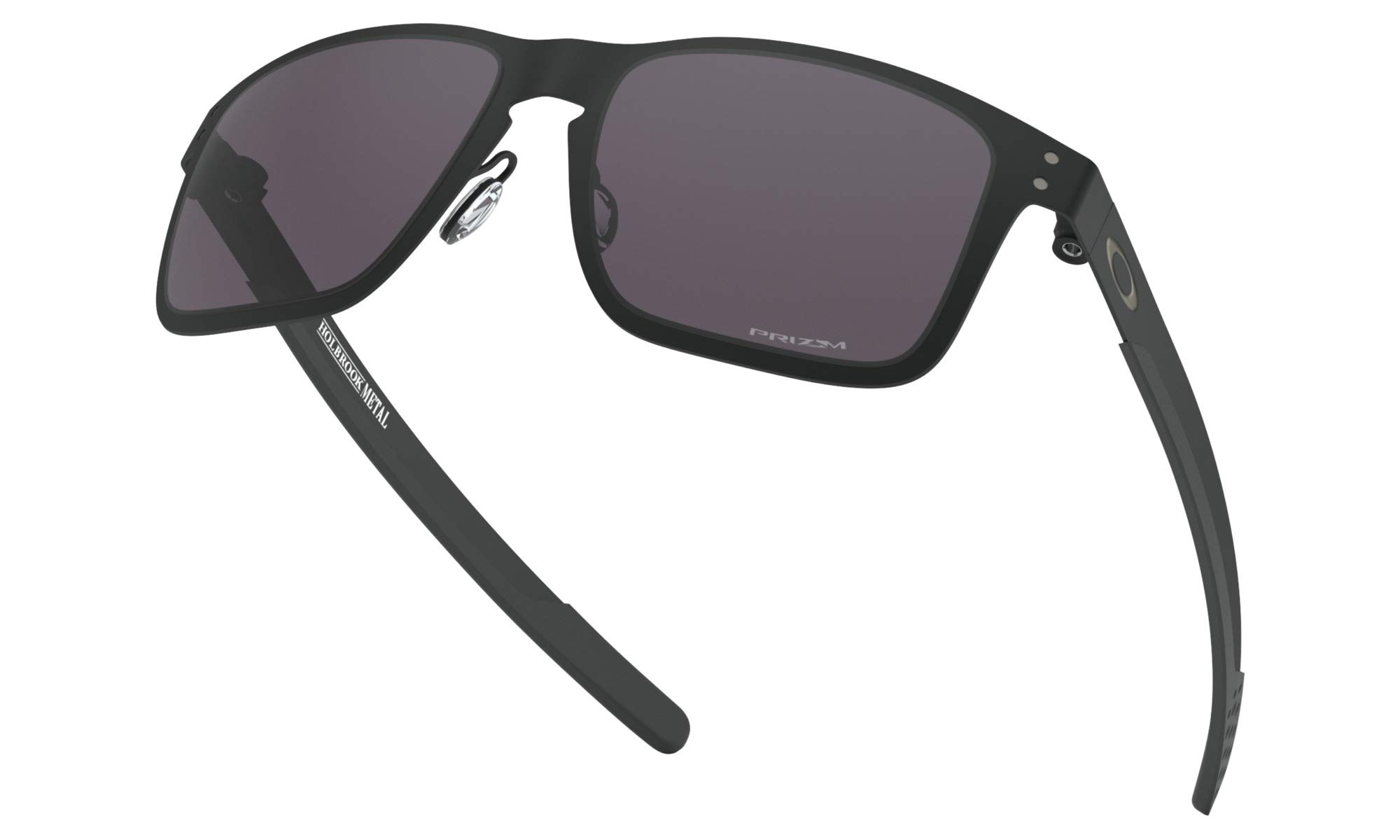 Oakley Holbrook Metal Sunglasses Matte Black with Prizm Grey Lens 55mm