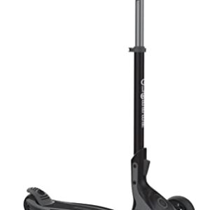 Globber Ultimum Scooter | 3-Wheel Kick Scooter for Adults & Kids 5+ | Foldable Kick Scooter with Safe, Non-Slip Deck & Premium Brakes (Grey)