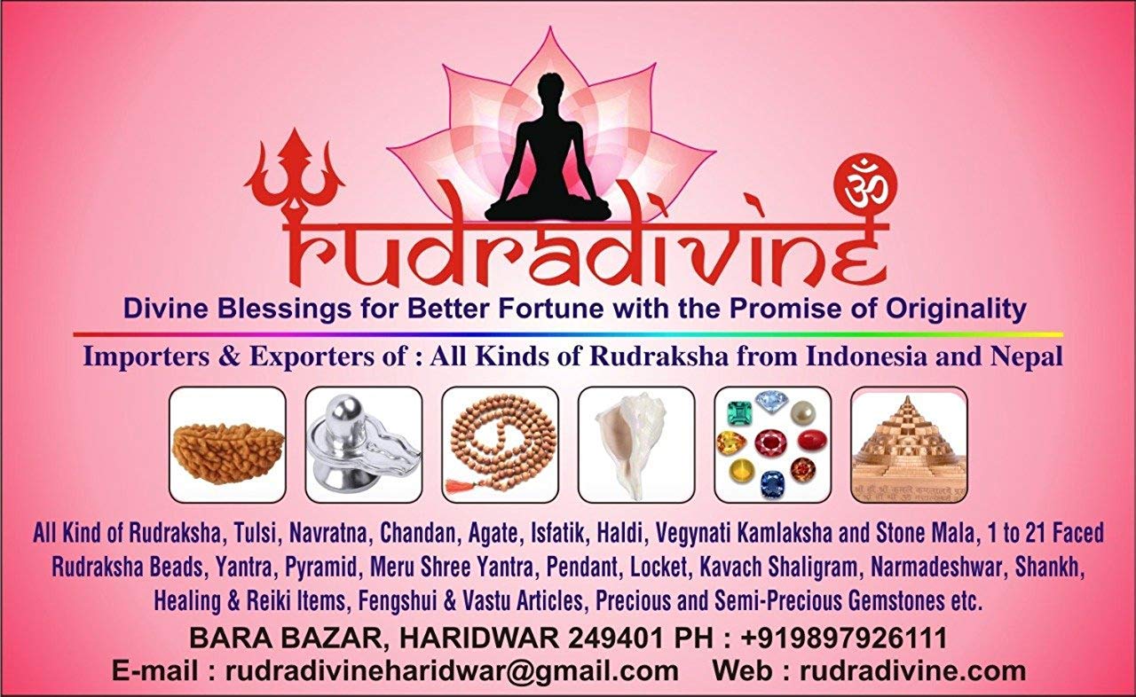 RUDRADIVINE Premium Quality Sphatik mala certified for wearing jaap/Spark in the Dark/Specially For Wearing in Neck/Holding 100% Original (Astrology) / For Men/Women/Boys/Girls