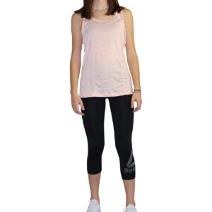 Reebok Womens Running Yoga Tank Top Pink XS