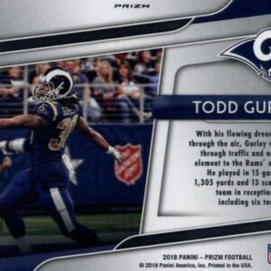 2018 Panini Prizm Hype Prizm #9 Todd Gurley II LA Rams Football Card NM-MT