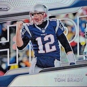 2018 Panini Prizm Hype Prizm #1 Tom Brady Patriots Football Card NM-MT