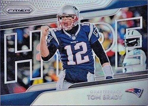 2018 Panini Prizm Hype Prizm #1 Tom Brady Patriots Football Card NM-MT