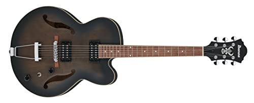 Ibanez AF55 Artcore Transparent Black Flat Hollow Body