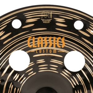 Meinl Cymbals Classics Custom Dark 16" Trash China Cymbal for Drum Set — Made in Germany — B12 Bronze, 2-Year Warranty (CC16DATRCH)