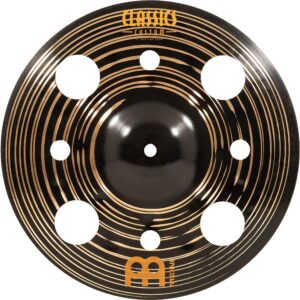 meinl cymbals classics custom dark 12" trash splash cymbal for drum set — made in germany — b12 bronze, 2-year warranty (cc12datrs)