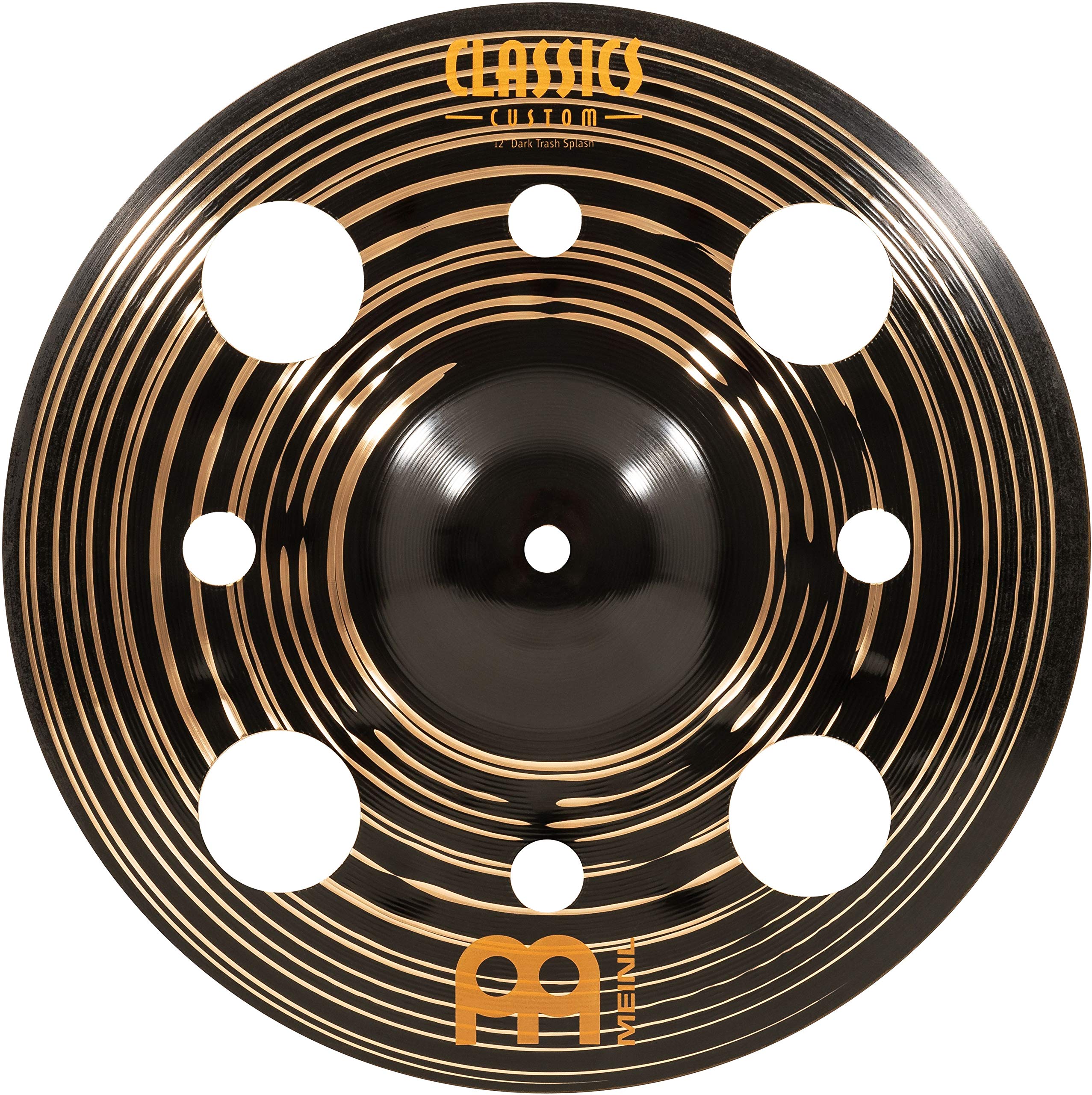 Meinl Cymbals Classics Custom Dark 12" Trash Splash Cymbal for Drum Set — Made in Germany — B12 Bronze, 2-Year Warranty (CC12DATRS)