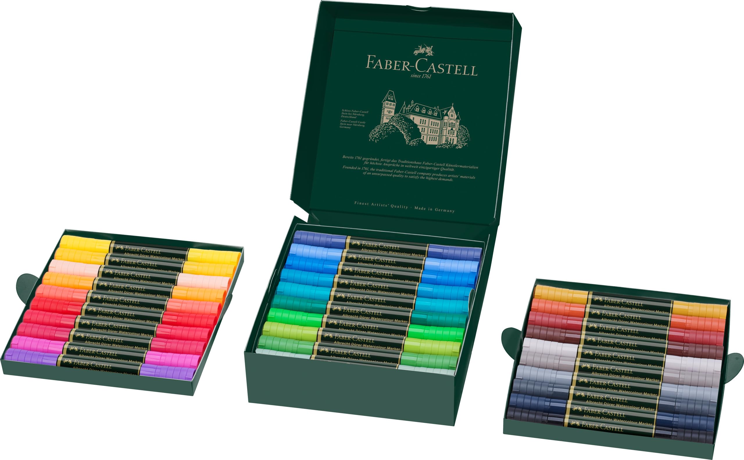 Faber-Castell Art/Graphic 160330 Faber-Castell Albrecht Durer Artists’ Watercolor Markers – 30 Assorted Colors – Multipurpose Art Markers