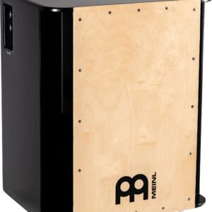 Meinl Percussion Pickup Vertical Subwoofer Bass Cajon Box Drum with Snares and Electronics for Amp or PA System — NOT Made in China — Play with Your Hands, Baltic Birch, 2-Year Warranty (PSUBCAJ6B)