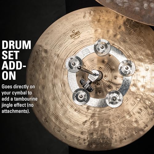 Meinl Cymbals Dry Ching Ring Tambourine Jingle Effect — NOT Made in China — for Hihats, Crashes, Rides and Stacks (DCRING)