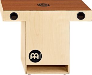 meinl percussion turbo slaptop cajon box drum with internal snares and bass for acoustic music — not made in china — play with your hands, mahogany, 2-year warranty (topcaj2mh)