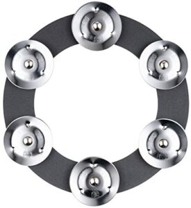 meinl cymbals soft ching ring tambourine jingle effect — not made in china — for hihats, crashes, rides and stacks (scring)