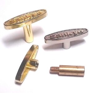 Odyssey Online Music Box Winding Key Set Short to Long - - Three Keys with 1/2 Inch Extender - - Gold and Silver - - 1/4, 1/2, 3/4 inch Plus Extension - - Best Choice - - Winder Winding Long Keys