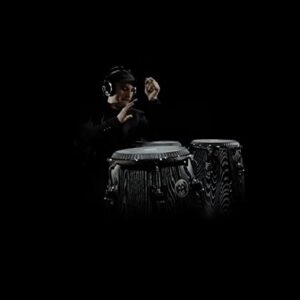 Meinl Percussion Head by REMO for Select Meinl Congas with SSR Rims-Made in USA-11 Skyndeep, Black Calfskin (RHEAD-11BK)