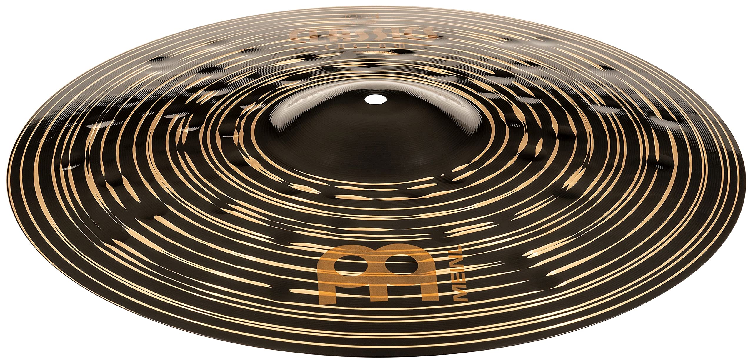 Meinl Cymbals Classics Custom Dark 17" Crash Cymbal for Drum Set — Made in Germany — B12 Bronze, 2-Year Warranty (CC17DAC)