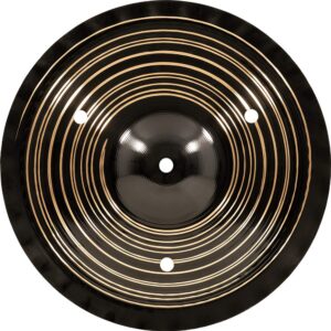 Meinl Cymbals Classics Custom Dark 12" Trash Stack Cymbal for Drum Set, Pair — Made in Germany — B12 Bronze, 2-Year Warranty (CC-12DASTK)