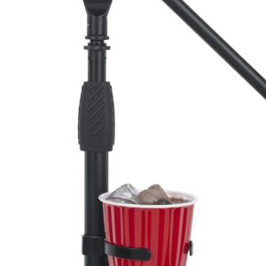 Gator Frameworks Microphone Stand Drink Holder Holds Beverage, Single Cup Clamp (GFW-SINGLECUP)