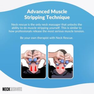 Amazing Neck Massager for Pain Relief, Pressure Point Massager, Occipital Release Tool, Trigger Point Massager, Designed to Target The Deep Neck Muscles Other Massagers Cannot Reach, Headache Relief